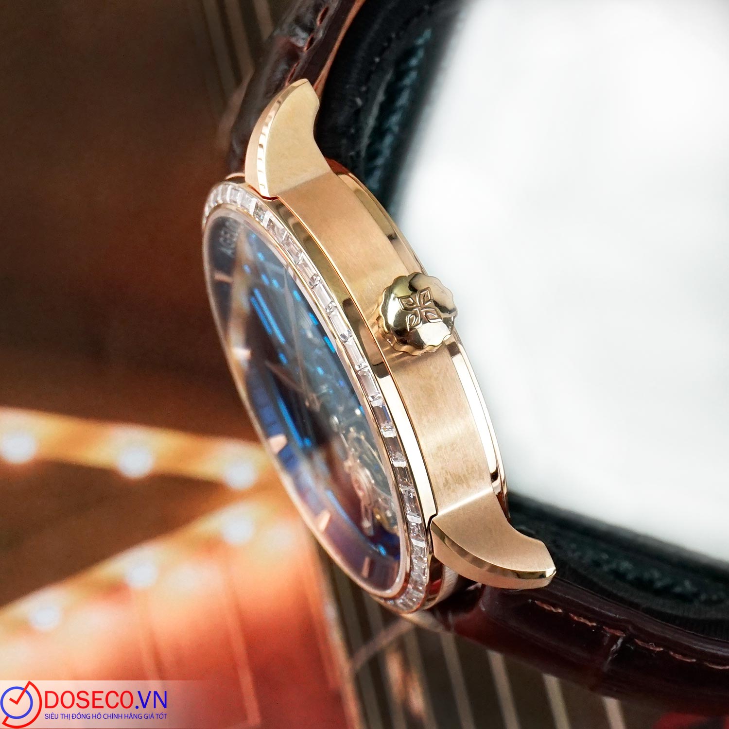 AGELOCER Orologio Tourbillon Originale, Elegante Orologio Meccanico Manuale Scheletrato di Lusso per Uomo, Regalo di Compleanno